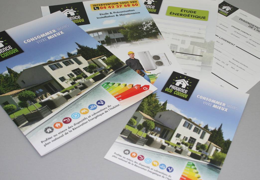 Supports de communication papier pour tous professionnels désirant véhiculer une image parfaite de leur société