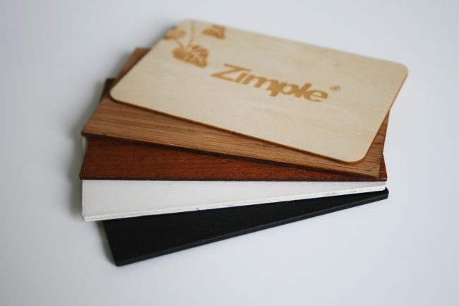 WOOD CARD Large choix de coloris de support