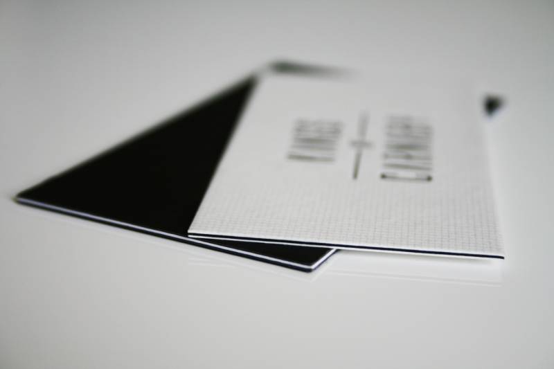 Carte Coton BICOLOR Blanche 600gr Letterpress pour consultant à Paris (75)
