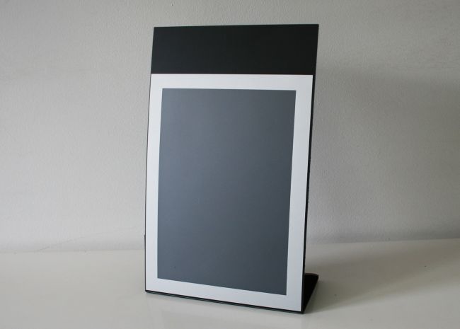 CHEVALET en polypropylène personnalisable format A6 ou A5