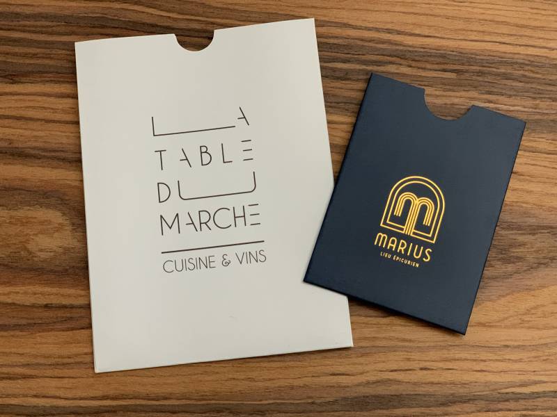 Etui cartes de membre avec encoche pour hôtel à Toulouse 31