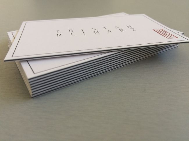 Original Business card 600gr Blanche pour professionel à Marseille (13)