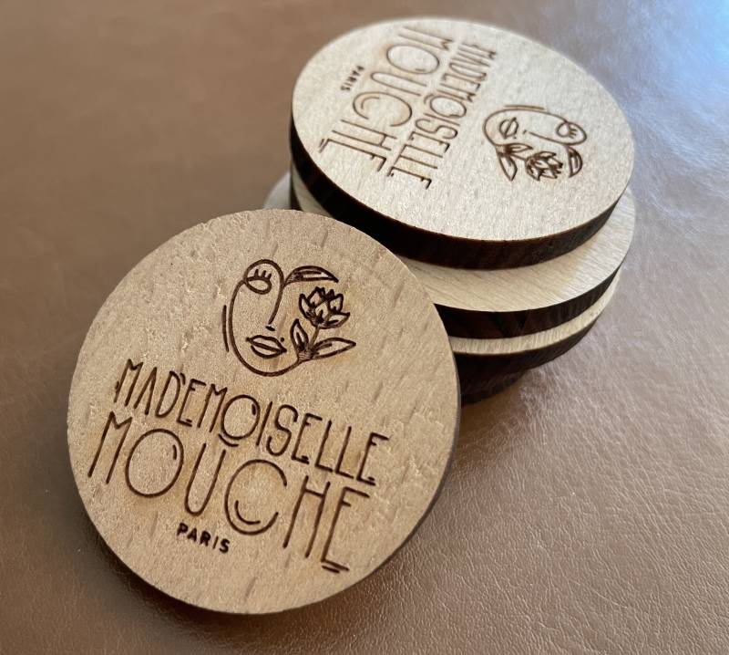 Jetons en bois pour restaurant gastronomique a Geneve Suisse