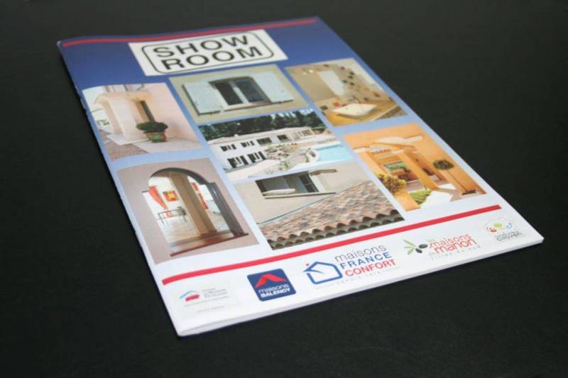 MAISONS FRANCE CONFORT Catalogues 60 pages A4 - 135gr Brillant pour constructeur de maisons individuelles à Bouc-Bel-Air 13