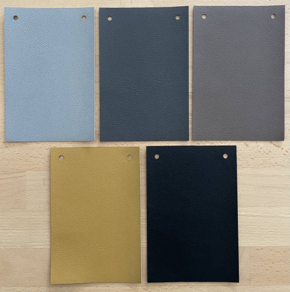 Nuancier des simili cuir 