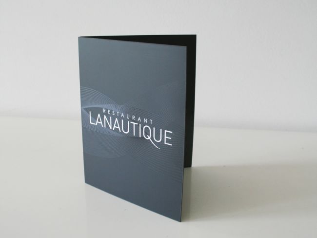 Porte Addition en PVC pour Restaurant LA NAUTIQUE à Marseille 13001