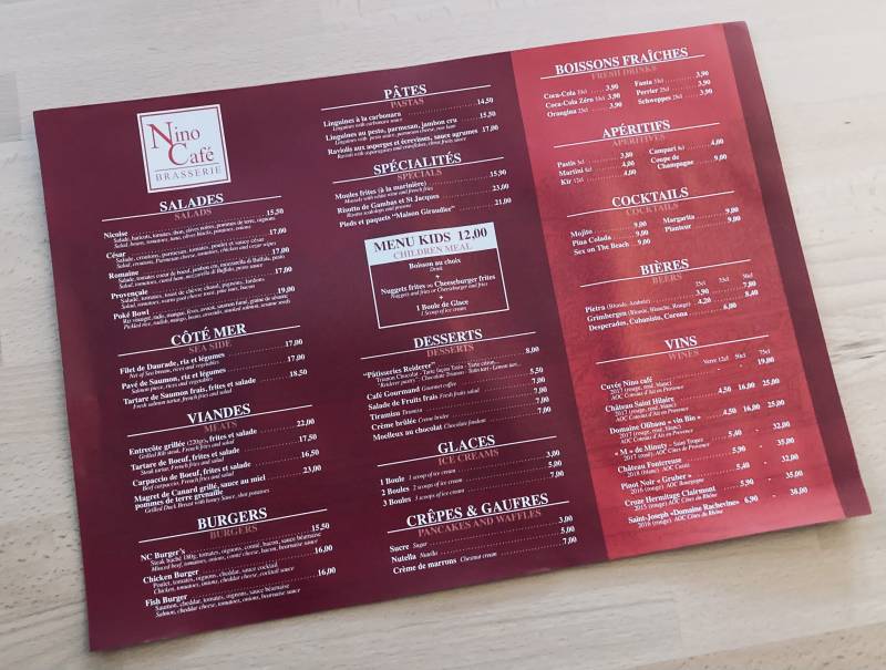 Set de table en papier jetable pour restaurant à Toulouse 31
