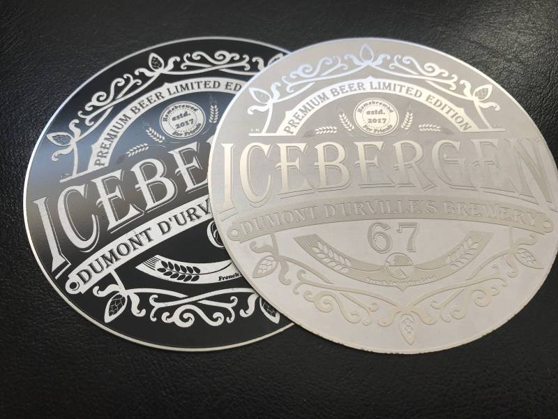 Sous bock en métal unique pour brasseur