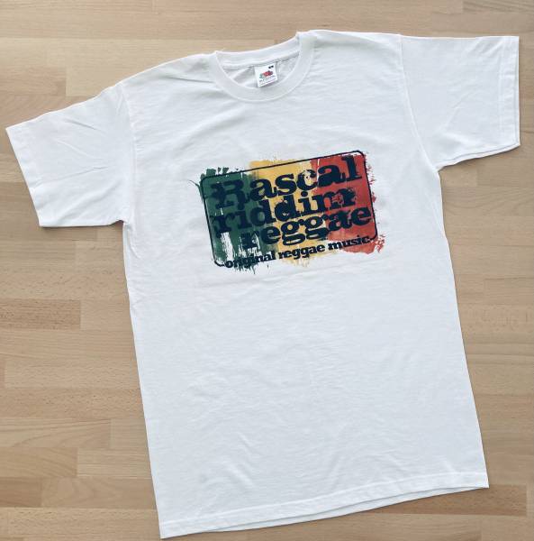 T Shirt Blanc personnalisé avec marquage quadri pour Groupe de musique RASCAL RIDDIM REGGAE à Marseille 13