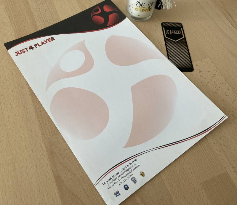 Tête de lettre pour association sportive à Tours 37
