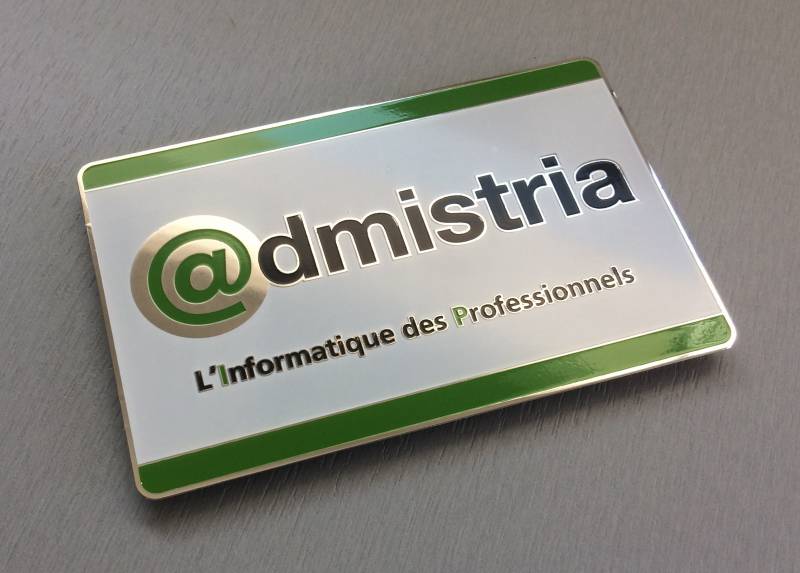 Carte de visite luxe haut de gamme pour Informatique à Clermont Ferrand (60)