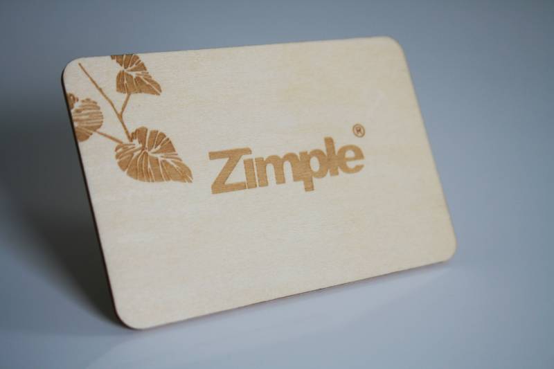 Carte en bois originale Tilleul étiquette pour mobilier en bois  à Villeurbanne (69)