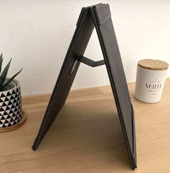 chevalet de profil en simili bois pour brasserie à Rennes 35