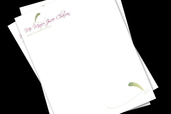 Tête de lettre A4 en 80, 90 ou 100gr offset